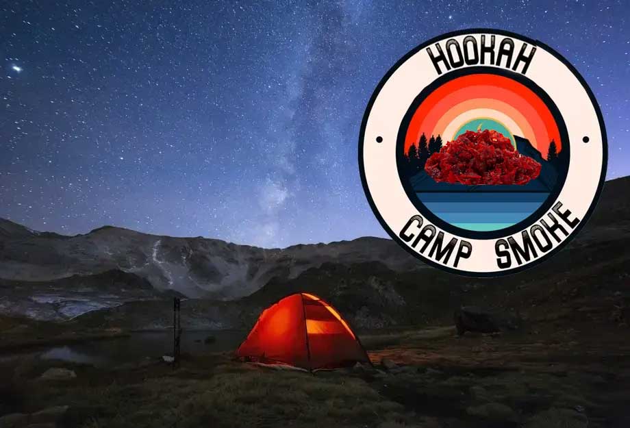 Hookah camping blog header image