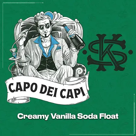 Shisha Kartel Capo Dei Capi character with logo