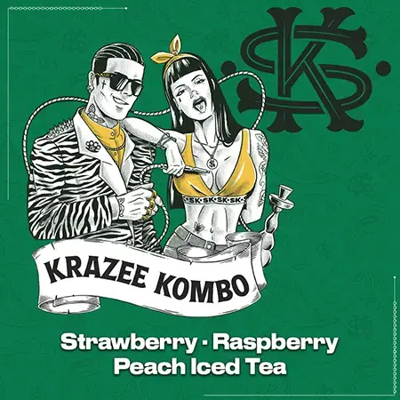Shisha Kartel Krazee Kombo characters with logo