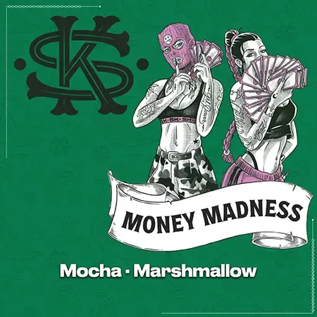 Shisha Kartel Money Madness characters with logo