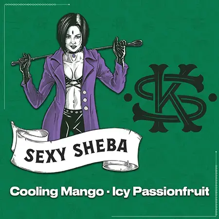 Shisha Kartel Sexy Sheba character with logo