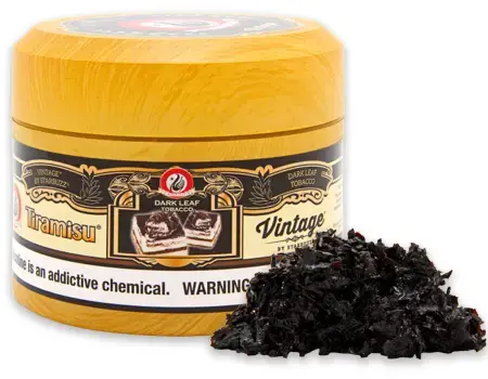 Starbuzz Vintage Tiramisu shisha toabcco in 250g jar with loose shisha sample
