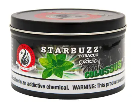 Starbuzz Bold Mint Colossus shisha tobacco 250g tin