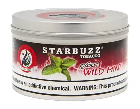 Starbuzz Wild Mint shisha tobacco 250g tin
